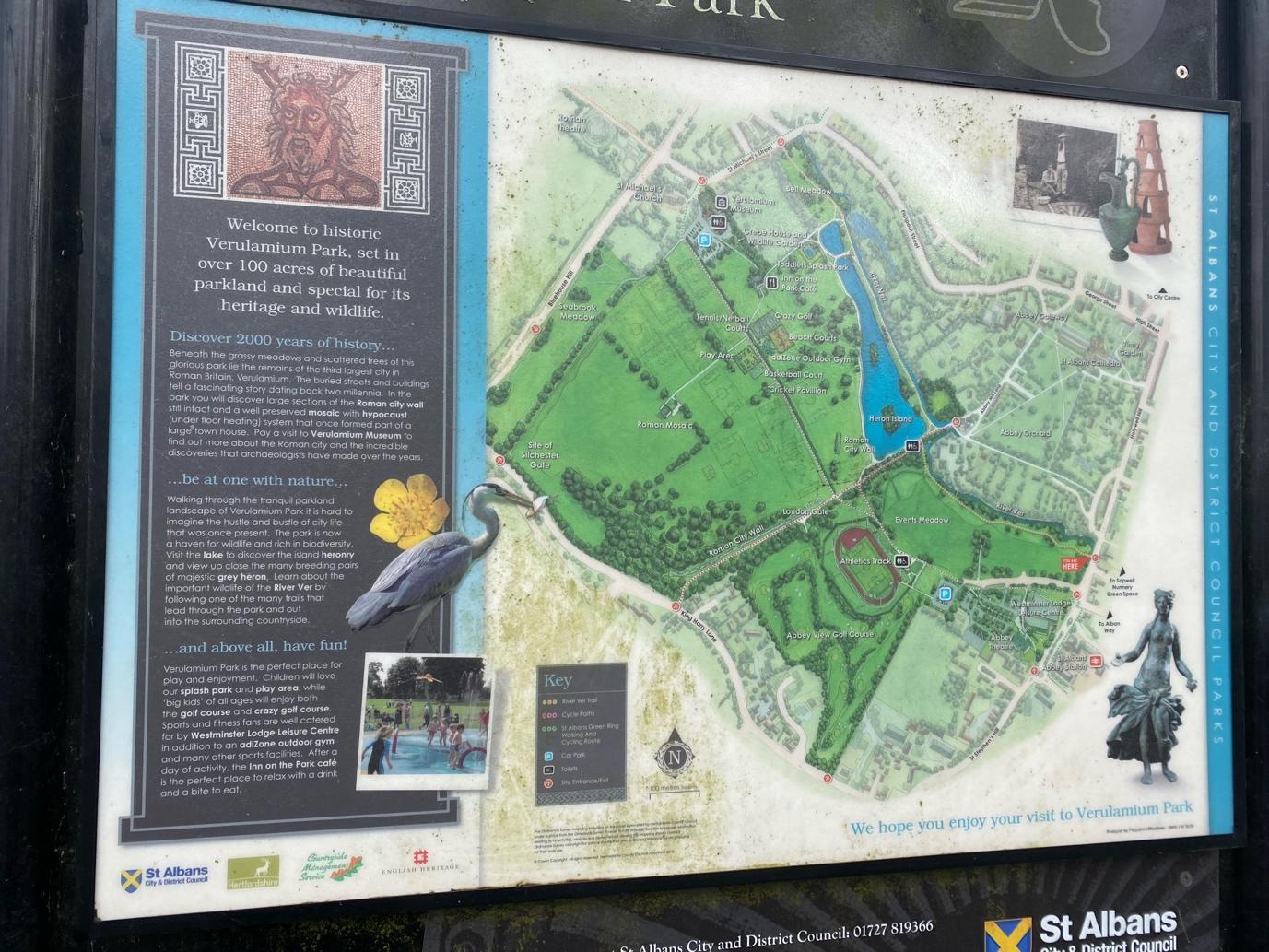 signpost for nature area